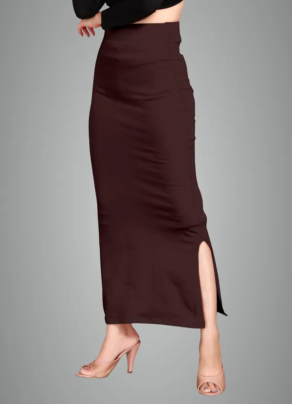 Alyne_Women'S_Saree_Shapewear_Petticoat_-_Blended_Full-Elastic_Comfort_For_Perfect_Saree_Draping_For_Women._Brown