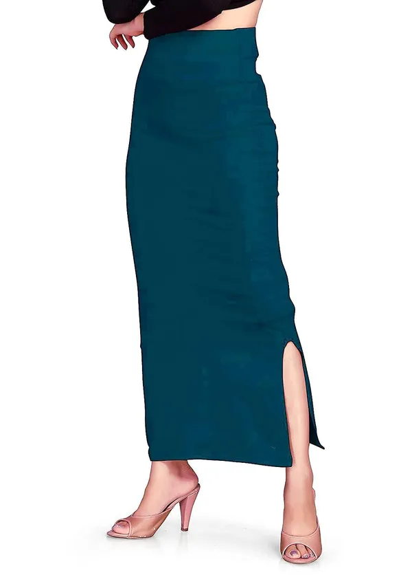 Alyne_Women'S_Saree_Shapewear_Petticoat_-_Blended_Full-Elastic_Comfort_For_Perfect_Saree_Draping_For_Women._Firozi