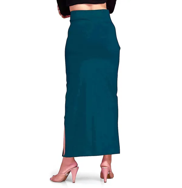 Alyne_Women'S_Saree_Shapewear_Petticoat_-_Blended_Full-Elastic_Comfort_For_Perfect_Saree_Draping_For_Women._Firozi