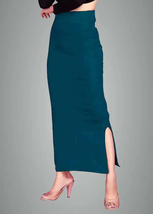 Alyne_Women'S_Saree_Shapewear_Petticoat_-_Blended_Full-Elastic_Comfort_For_Perfect_Saree_Draping_For_Women._Firozi