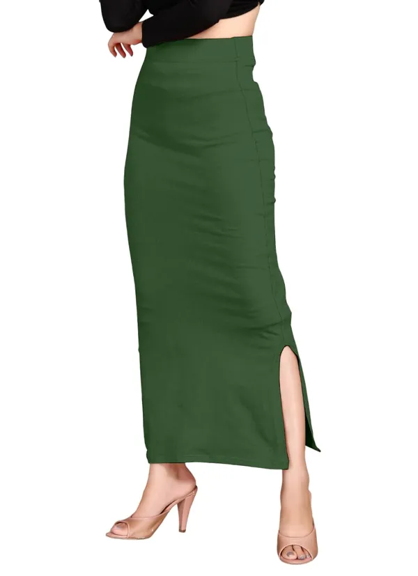 Alyne_Women'S_Saree_Shapewear_Petticoat_-_Blended_Full-Elastic_Comfort_For_Perfect_Saree_Draping_For_Women._Green