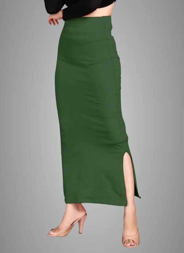 Alyne_Women'S_Saree_Shapewear_Petticoat_-_Blended_Full-Elastic_Comfort_For_Perfect_Saree_Draping_For_Women._Green