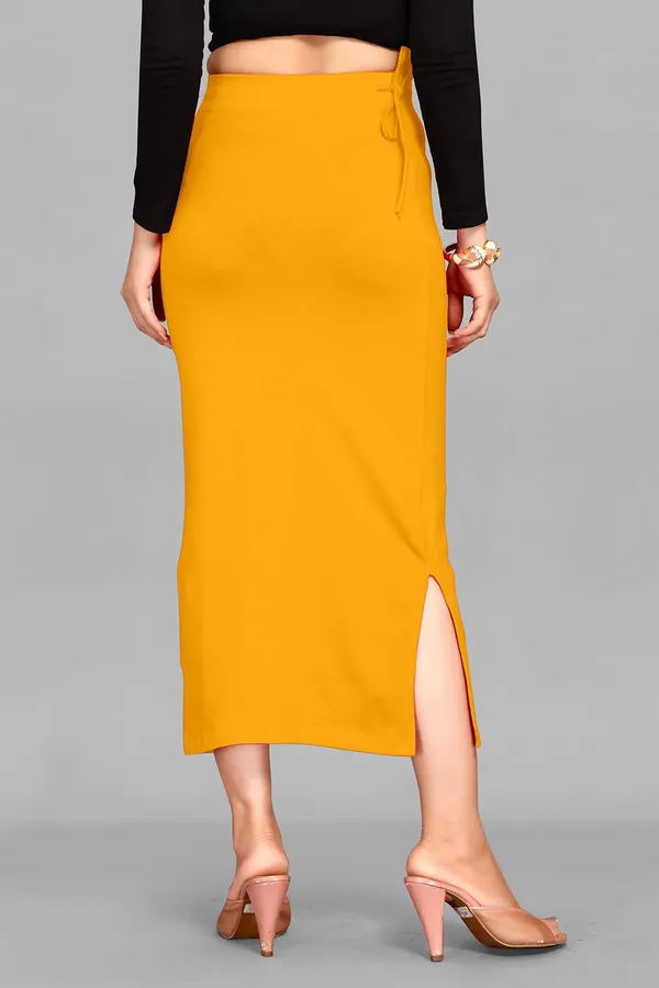 Alyne_Blended_Saree_Shapewear_Petticoat_For_Women,_Women'S_Blended_Fullelastic_With_Drawstring_Saree_Shapewear,_Skirts_For_Women,Shape_Wear_Dress_For_Saree_Mustard