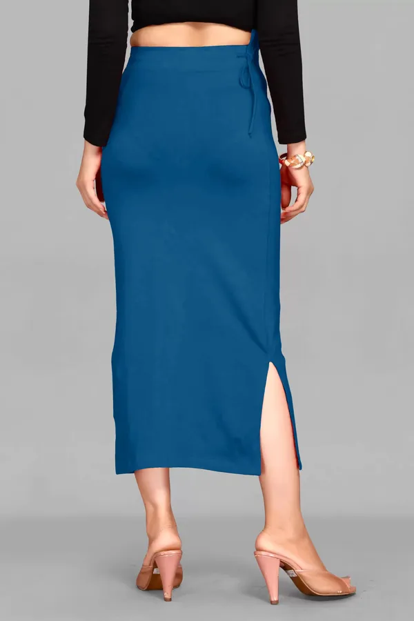 Alyne_Blended_Saree_Shapewear_Petticoat_For_Women,_Women'S_Blended_Fullelastic_With_Drawstring_Saree_Shapewear,_Skirts_For_Women,Shape_Wear_Dress_For_Saree_Firozi