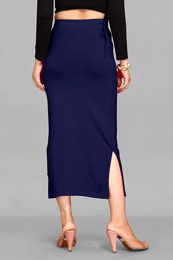 Alyne_Blended_Saree_Shapewear_Petticoat_For_Women,_Women'S_Blended_Fullelastic_With_Drawstring_Saree_Shapewear,_Skirts_For_Women,Shape_Wear_Dress_For_Saree_Navy
