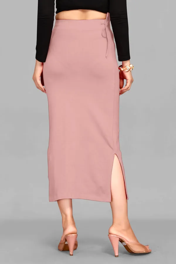 Alyne_Blended_Saree_Shapewear_Petticoat_For_Women,_Women'S_Blended_Fullelastic_With_Drawstring_Saree_Shapewear,_Skirts_For_Women,Shape_Wear_Dress_For_Saree_Peach