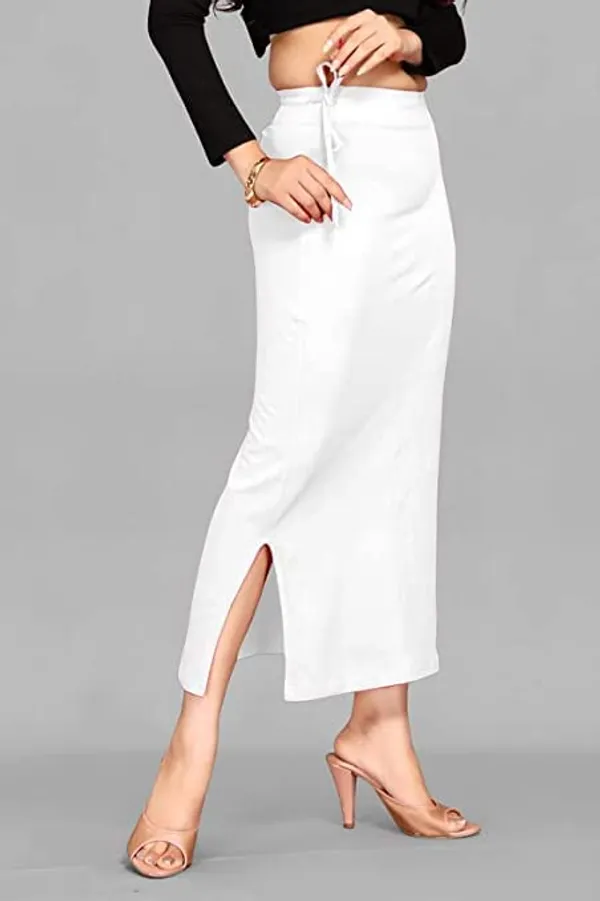 Alyne_Blended_Saree_Shapewear_Petticoat_For_Women,_Women'S_Blended_Fullelastic_With_Drawstring_Saree_Shapewear,_Skirts_For_Women,Shape_Wear_Dress_For_Saree_White