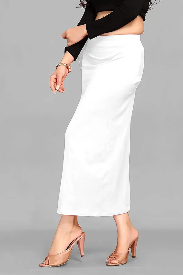 Alyne_Blended_Saree_Shapewear_Petticoat_For_Women,_Women'S_Blended_Fullelastic_With_Drawstring_Saree_Shapewear,_Skirts_For_Women,Shape_Wear_Dress_For_Saree_White