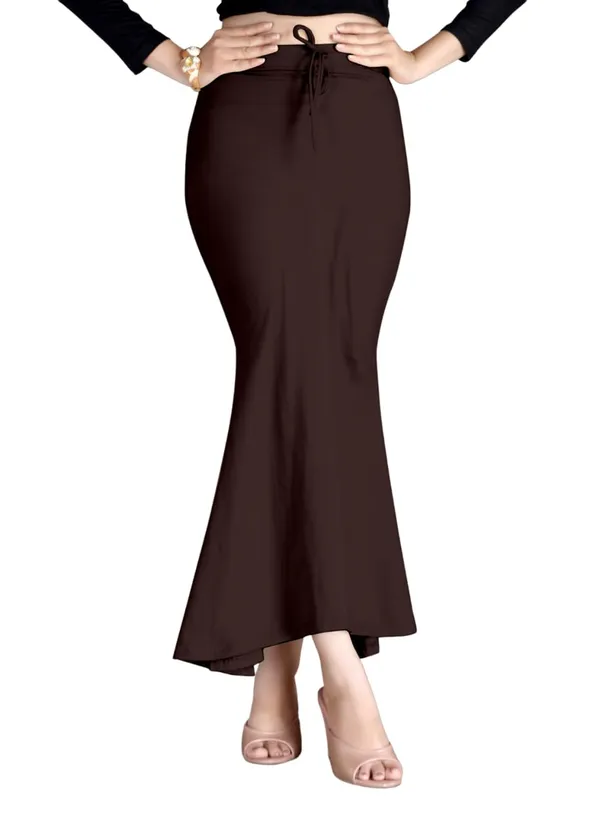 Alyne_Women'S_Saree_Shapewear_Petticoat,_Women'S_Saree_Shapewear_Petticoat_For_Comfortable_Draping_For_Women_Brown