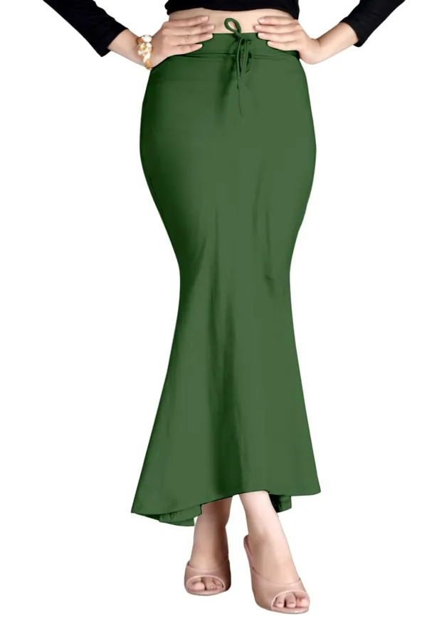 Alyne_Women'S_Saree_Shapewear_Petticoat,_Women'S_Saree_Shapewear_Petticoat_For_Comfortable_Draping_For_Women_Green