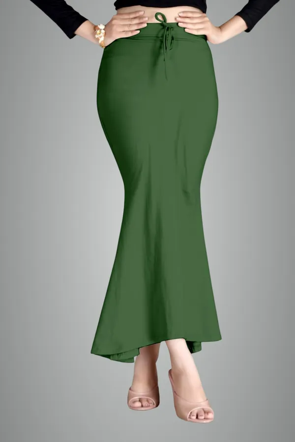 Alyne_Women'S_Saree_Shapewear_Petticoat,_Women'S_Saree_Shapewear_Petticoat_For_Comfortable_Draping_For_Women_Green