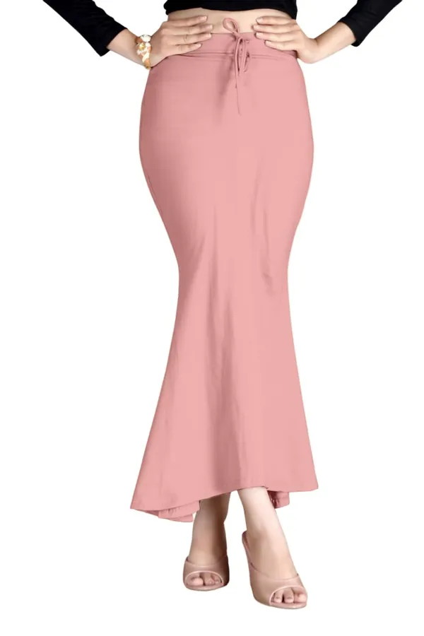 Alyne_Women'S_Polyester_Blend_Saree_Shapewear_Petticoat,_Women'S_Saree_Shapewear_Petticoat_For_Comfortable_Draping_For_Women_Peach