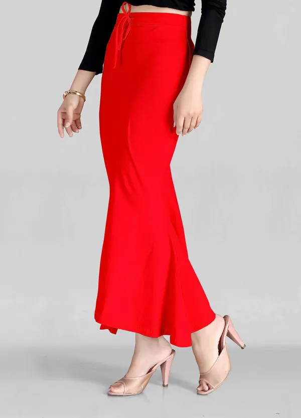 Alyne_Women'S_Saree_Shapewear_Petticoat,_Women'S_Saree_Shapewear_Petticoat_For_Comfortable_Draping_For_Women_Red