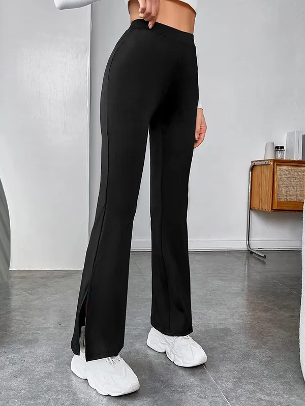 Alyne_Women'S_Trouser_Pants_For_Women_Stretchy_Straight_Leg_With_Lower_Sidecut_And_Elastic_Waist_Regular_Fit_Trouser_Pant_For_Regular_(Xl,_Black)