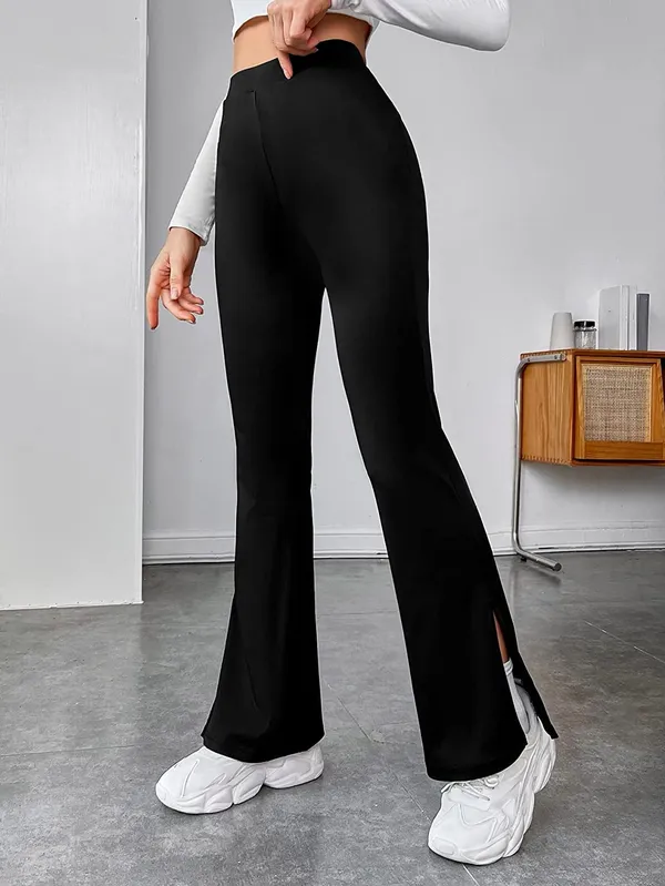 Alyne_Women'S_Trouser_Pants_For_Women_Stretchy_Straight_Leg_With_Lower_Sidecut_And_Elastic_Waist_Regular_Fit_Trouser_Pant_For_Regular_(Xl,_Black)