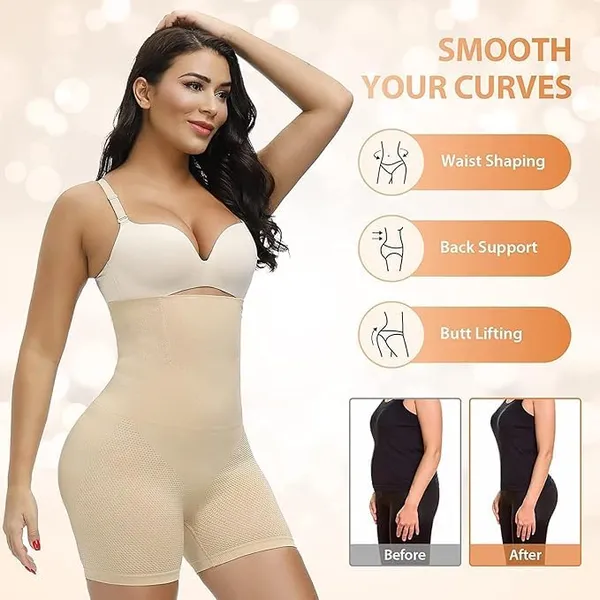 Alyne_Women'S_Tummy_Tucker_High_Waist_Shapewear_Thigh_Slimmer_For_Women_(Free-Size)_(Waist_Size_Fits_:_32_To_38_Inch)_(Beige,_One_Size)