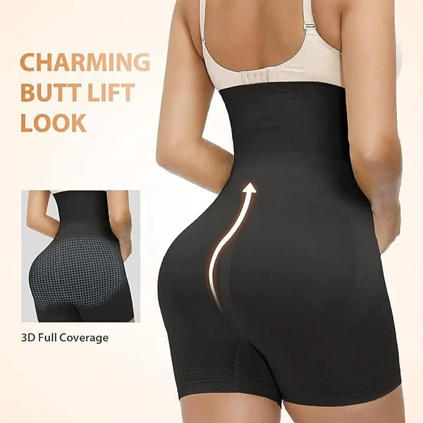 Alyne_Women'S_Tummy_Tucker_High_Waist_Shapewear_Thigh_Slimmer_For_Women_(Free-Size)_(Waist_Size_Fits_:_32_To_38_Inch)_(Black,_One_Size)