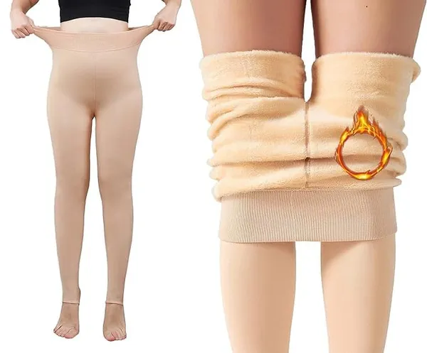 Alyne_Winter_Warm_Thermal_Fleece_Lined_Thick_Tights_Women_Slim_Fit_High_Rise_Leggings_Warm_Pants_Waist_(Size_:_26_To_34_Inch_Stretchable)_(Beige-Ankle)
