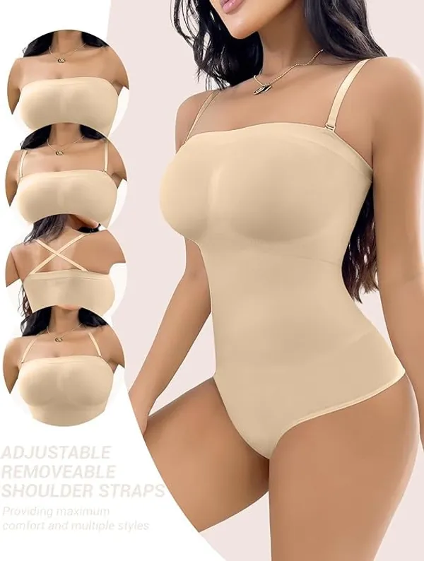 Alyne_Strapless_Shapewear_Bodysuit_For_Women_|_Tummy_Control_Full_Body_Shapers_|_Seamless_Snatched_Bodysuit_For_Under_Dresses