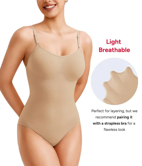 Alyne_Bodyshaper_Shapewear_For_Women_-_Slimming_Tummy_Control_Bodysuit_With_Adjustable_Straps,_Seamless_Sculpting_&_Snatched_Waist_Design,_All-Day_Comfort_Shapewear_For_A_Smooth_Fit_Beige