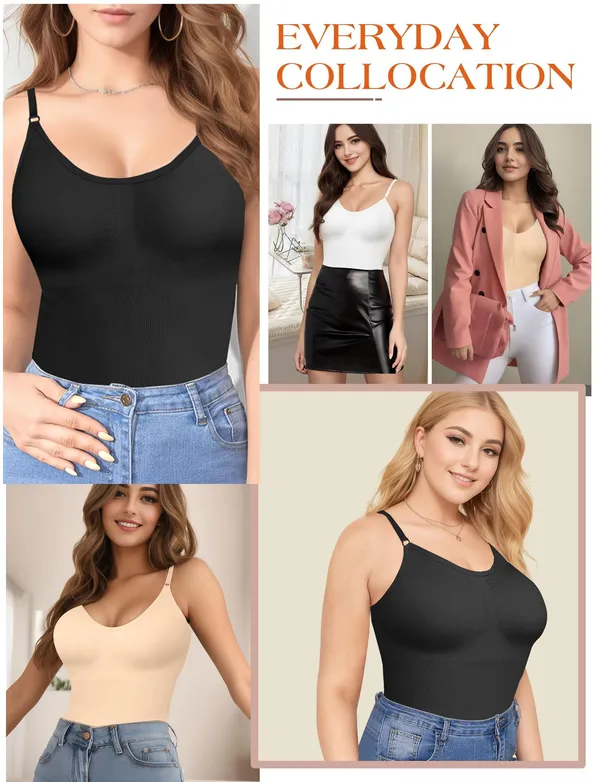 Alyne_Bodyshaper_Shapewear_For_Women_-_Slimming_Tummy_Control_Bodysuit_With_Adjustable_Straps,_Seamless_Sculpting_&_Snatched_Waist_Design,_All-Day_Comfort_Shapewear_For_A_Smooth_Fit_Black