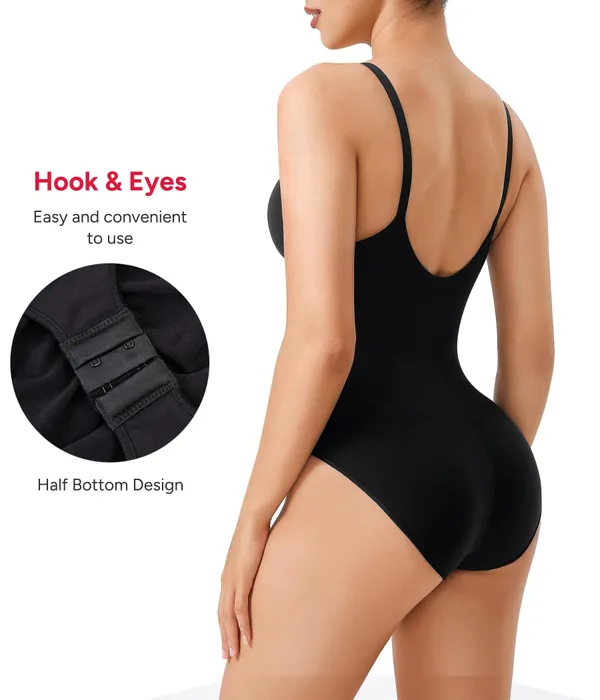 Alyne_Bodyshaper_Shapewear_For_Women_-_Slimming_Tummy_Control_Bodysuit_With_Adjustable_Straps,_Seamless_Sculpting_&_Snatched_Waist_Design,_All-Day_Comfort_Shapewear_For_A_Smooth_Fit_Black
