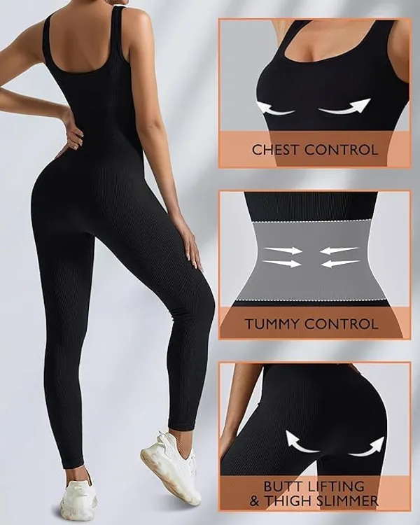 Alyne_Women'S_Seamless_Jumpsuit_Square_Neck_One-Piece_Sleeveless_Full_Body_Bodycon_Bodysuit_With_Contouring_Fit,_Lifting_Design,_Supportive_Activewear_For_Yoga,_Workout_&_Athleisure_Wear