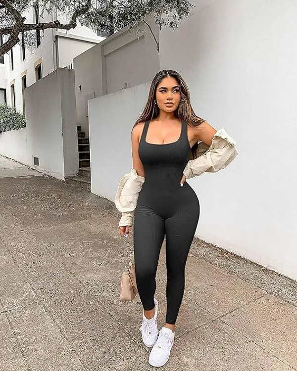 Alyne_Women'S_Seamless_Jumpsuit_Square_Neck_One-Piece_Sleeveless_Full_Body_Bodycon_Bodysuit_With_Contouring_Fit,_Lifting_Design,_Supportive_Activewear_For_Yoga,_Workout_&_Athleisure_Wear