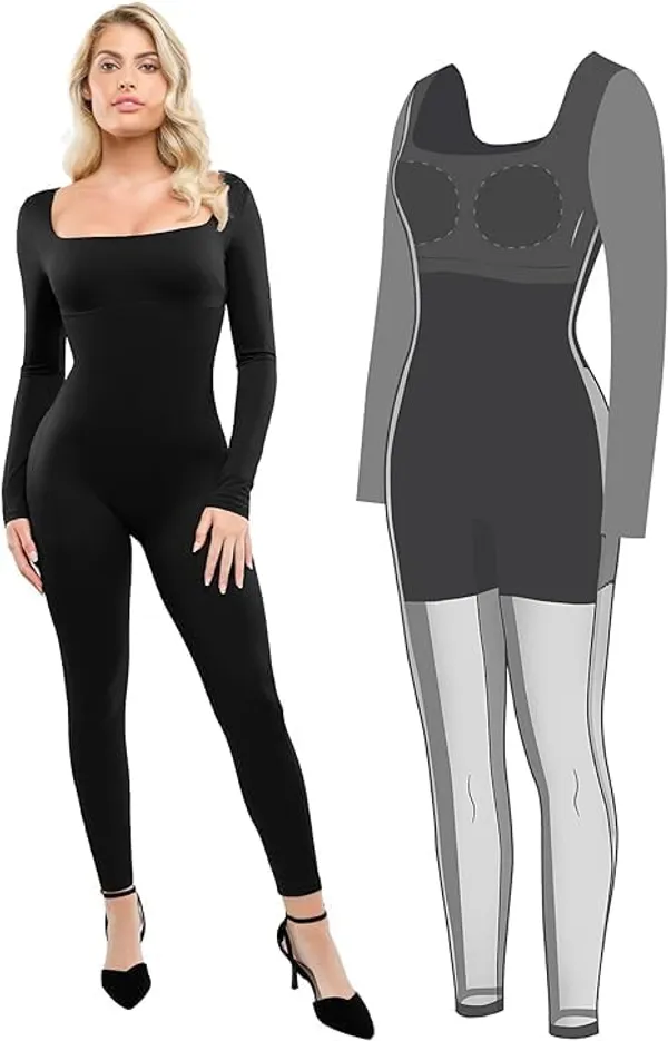 Alyne_Women'S_Seamless_Jumpsuit_Square_Neck_One-Piece_Long_Sleeve_Full_Body_Bodycon_Bodysuit_With_Contouring_Fit,_Lifting_Design,_Supportive_Activewear_For_Yoga,_Workout_&_Casual_Athleisure_Wear