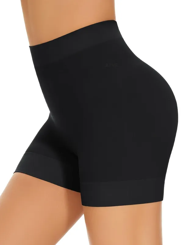 Alyne_Seamless_Shaping_Boyshorts_Panties_For_Women_-_Slip_Shorts_Under_Dress_With_Control_&_Comfortable_Under_Shorts_Black