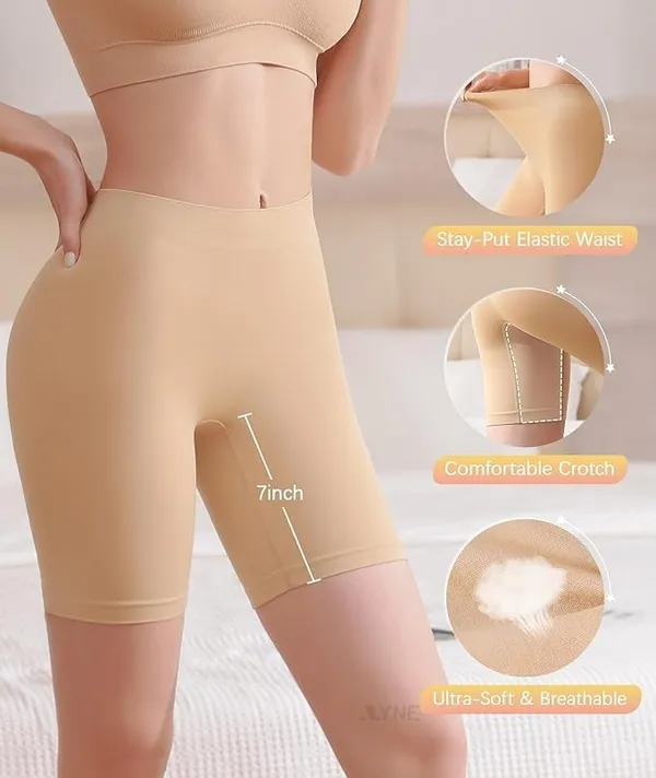 Alyne_Seamless_Shaping_Short_For_Women_-_Tummy_Control_Slip_Shorts_Under_Dress_Shapewear,_Smooth_Workout_&_Yoga_Shorts_Beige