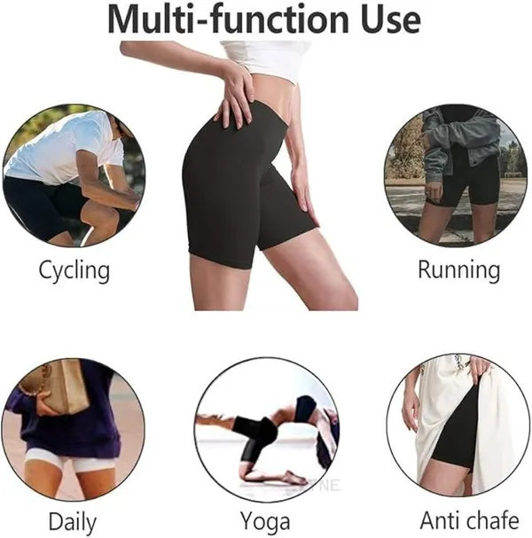 Alyne_Seamless_Shaping_Short_For_Women_-_Tummy_Control_Slip_Shorts_Under_Dress_Shapewear,_Smooth_Workout_&_Yoga_Shorts_Black