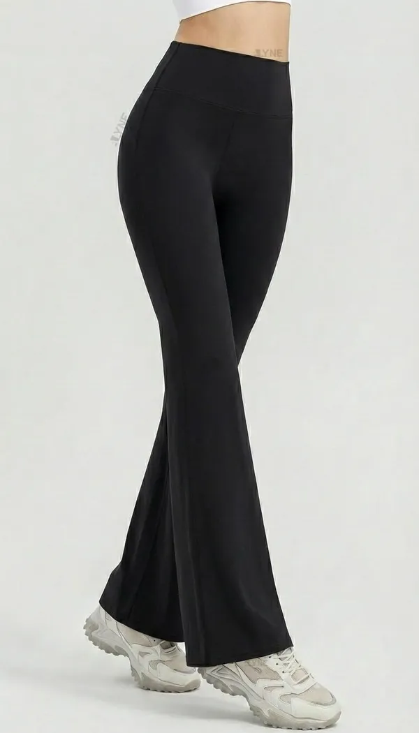Alyne_Women_S_High-Waist_Flare_Yoga_Leggings_Bootcut_Workout_Pants_With_Slimming_Design,_Tummy_Control_High_Waisted_Flared_Leggings_Pants_Black