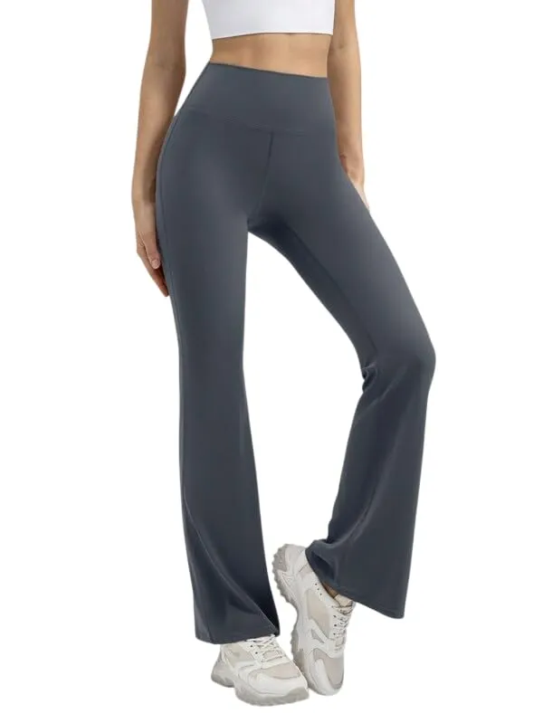 Alyne_Women_S_High-Waist_Flare_Yoga_Leggings_Bootcut_Workout_Pants_With_Slimming_Design,_Tummy_Control_High_Waisted_Flared_Leggings_Pants_Grey