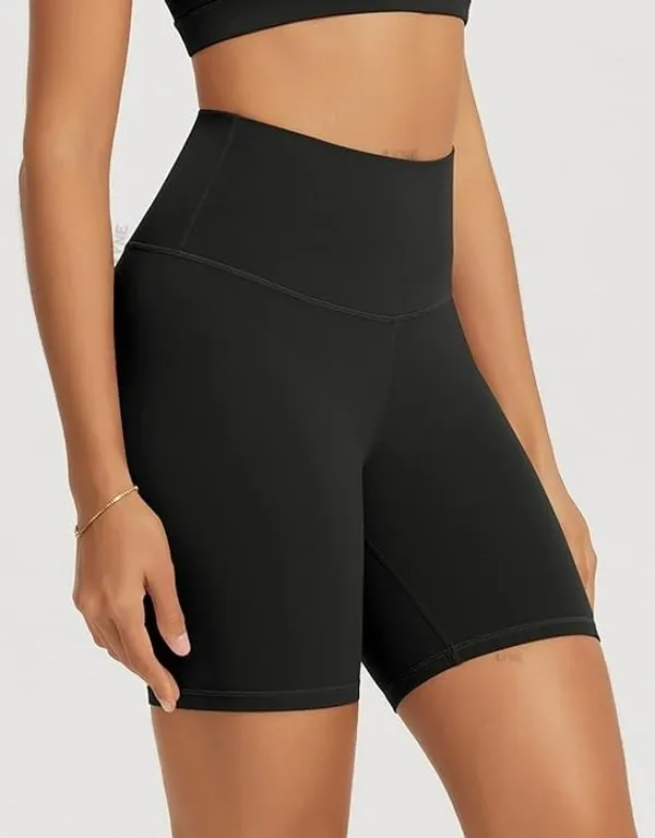 Alyne_Yoga_Women'S_High_Waist_Shorts_Buttery_Soft,_Naked_Feeling_Yoga_&_Workout_Shorts_Black