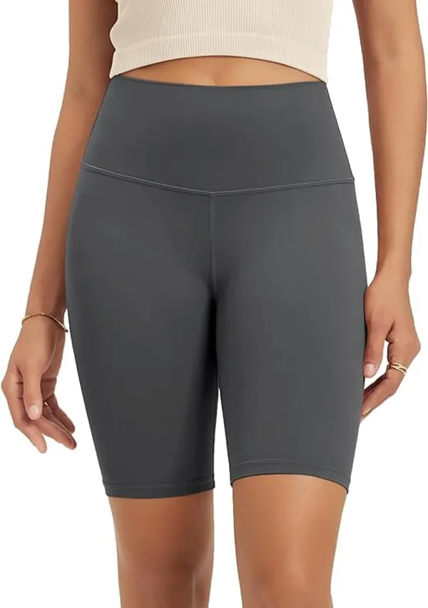Alyne_Yoga_Women'S_High_Waist_Shorts_Buttery_Soft,_Naked_Feeling_Yoga_&_Workout_Shorts_Grey