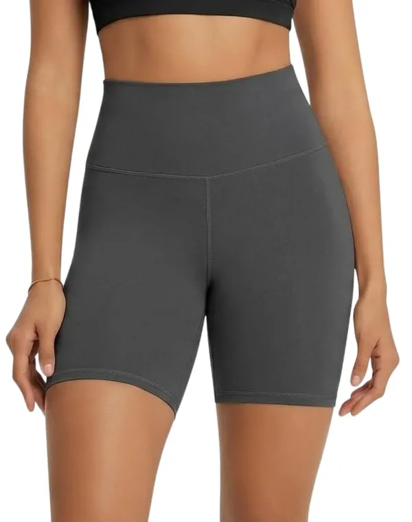 Alyne_Yoga_Women'S_High_Waist_Shorts_Buttery_Soft,_Naked_Feeling_Yoga_&_Workout_Shorts_Grey