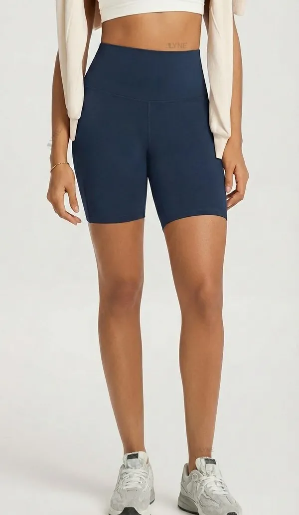 Alyne_Yoga_Women'S_High_Waist_Shorts_Buttery_Soft,_Naked_Feeling_Yoga_&_Workout_Shorts_Navy