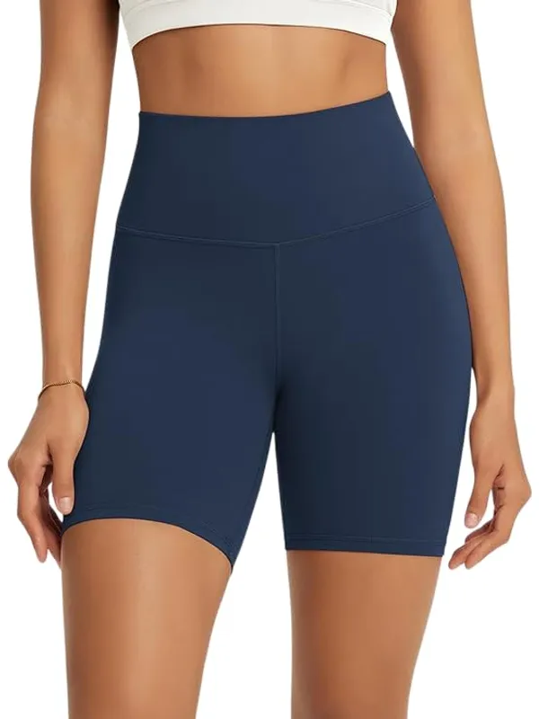 Alyne_Yoga_Women'S_High_Waist_Shorts_Buttery_Soft,_Naked_Feeling_Yoga_&_Workout_Shorts_Navy