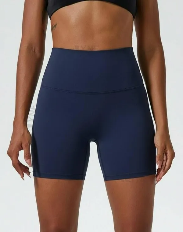 Alyne_Yoga_Women'S_High_Waist_No_Front_Seam_Shorts_Buttery_Soft,_Naked_Feeling_Yoga_&_Workout_Shorts_Navy