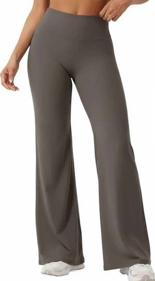 Alyne_Women_S_High-Waist_Flare_Yoga_Leggings_No_Front_Seam_Straight_Leggings_Workout_Pants_With_Tummy_Control_Slimming_Design_Brown
