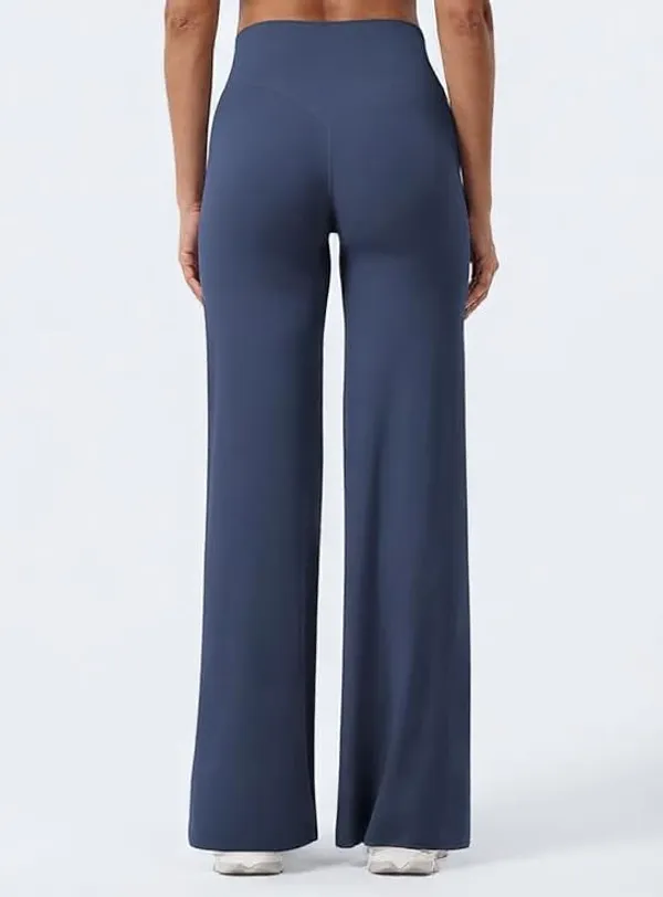Alyne_Women_S_High-Waist_Flare_Yoga_Leggings_No_Front_Seam_Straight_Leggings_Workout_Pants_With_Tummy_Control_Slimming_Design_Navy
