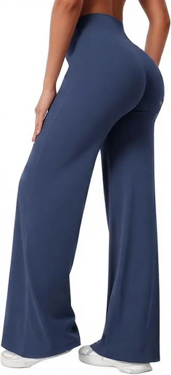 Alyne_Women_S_High-Waist_Flare_Yoga_Leggings_No_Front_Seam_Straight_Leggings_Workout_Pants_With_Tummy_Control_Slimming_Design_Navy