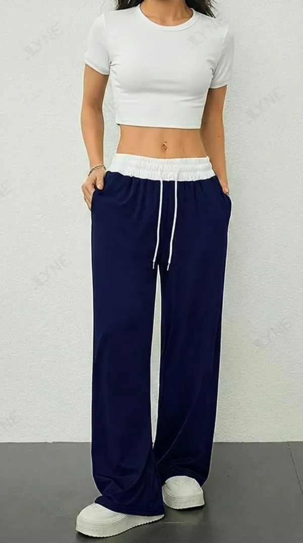 Alyne_Women'S_High_Waisted_Wide_Leg_Lounge_Pants_-_Contrast_Elastic_Waistband_Flowy_Palazzo_Pants_With_Drawstring_And_Pockets_-_Comfortable_Loose_Fit_Relaxed_Pant_Navy