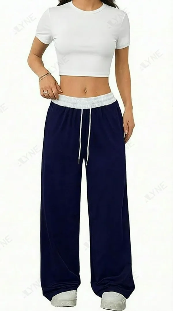 Alyne_Women'S_High_Waisted_Wide_Leg_Lounge_Pants_-_Contrast_Elastic_Waistband_Flowy_Palazzo_Pants_With_Drawstring_And_Pockets_-_Comfortable_Loose_Fit_Relaxed_Pant_Navy