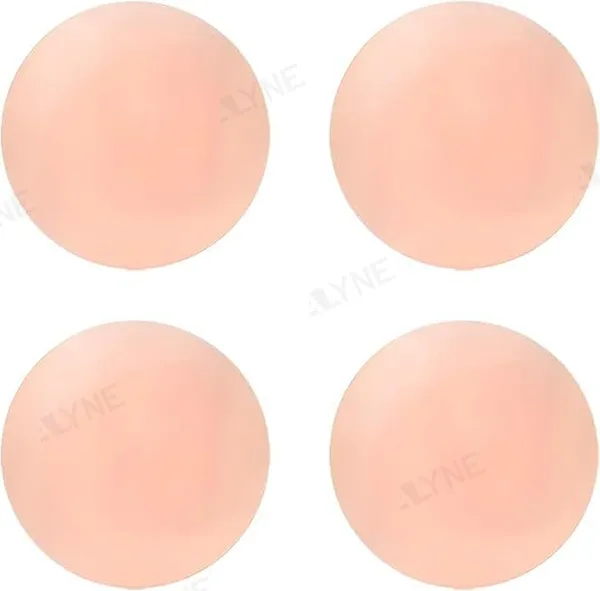 Alyne_Nipple_Covers_For_Women_-_Reusable_Silicone_Pasties,_Waterproof_&_Seamless_Adhesive_Breast_Petals,_Invisible_No-Show_Sticky_Bra,_Washable_&_Soft_(2Pair_-_4_Pcs)