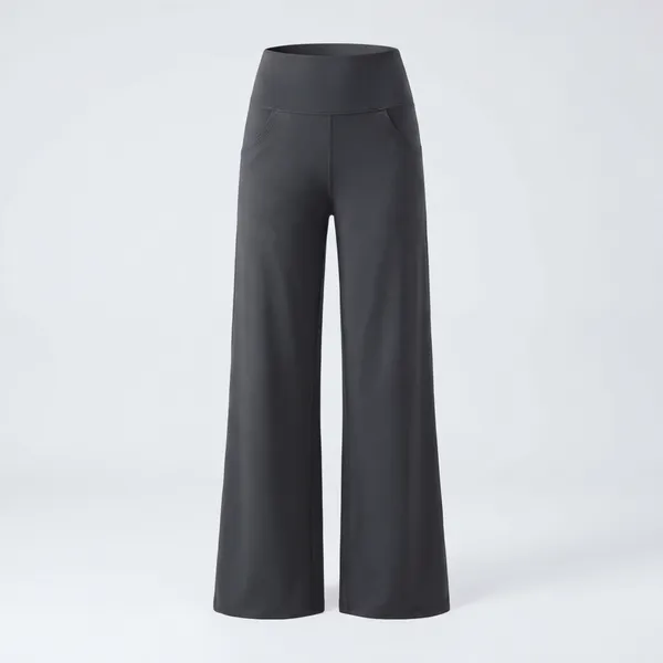 Alyne_Women_S_High-Waist_Flare_Yoga_Leggings_Straight_Leggings_With_Pockets_Workout_Pants_With_Tummy_Control_Slimming_Design_Grey