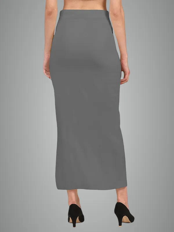Alyne_Saree_Shapewear_Petticoat_For_Women,_Women'S_Blended_Fullelastic_Saree_Shapewear_Wtih_Slitcut_Grey