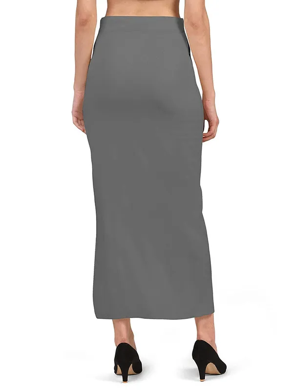 Alyne_Saree_Shapewear_Petticoat_For_Women,_Women'S_Blended_Fullelastic_Saree_Shapewear_Wtih_Slitcut_Grey