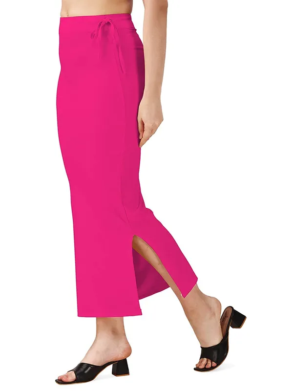 Alyne_Blended_Saree_Shapewear_Petticoat_For_Women,_Women'S_Blended_Fullelastic_With_Drawstring_Saree_Shapewear_With_Slitcut_Rani